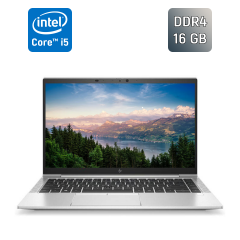 Ультрабук Б-класс HP EliteBook 840 G7 / 14" (1920x1080) IPS / Intel Core i5-10310U (4 (8) ядра по 1.7 - 4.4 GHz) / 16 GB DDR4 / 256 GB SSD / Intel UHD Graphics / WebCam / TouchID / HDMI