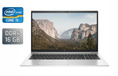 Ультрабук Б-класс HP EliteBook 850 G7 / 15.6" (1920x1080) IPS / Intel Core i5-10210U (4 (8) ядра по 1.6 - 4.2 GHz) / 16 GB DDR4 / 512 GB SSD / Intel UHD Graphics / Fingerprint / WebCam / Windows 10