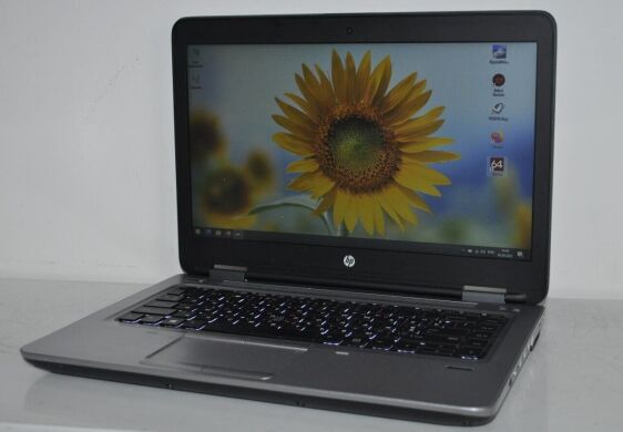 Ультрабук HP ProBook 645 G2 / 14" (1366x768) TN / AMD Pro A10-8700B (4 ядра по 1.8 - 3.2 GHz) / 8 GB DDR3 / 500 GB HDD / AMD Radeon R6 Graphics / WebCam / DVD-ROM / АКБ NEW / Windows 10 Pro