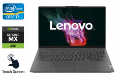Ультрабук Б-клас Lenovo IdeaPad 5 15ITL05 / 15.6" (1920x1080) IPS Touch / Intel Core i7-1165G7 (4 (8) ядра по 2.8 - 4.7 GHz) / 16 GB DDR4 / 512 GB SSD / nVidia GeForce MX450, 2 GB GDDR6, 64-bit / WebCam / HDMI 
