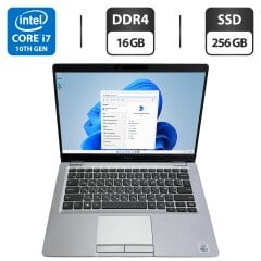Ультрабук Dell Latitude 5310 / 13.3" (1920x1080) IPS / Intel Core i7-10810U (6 (12) ядер по 1.1 - 4.9 GHz) / 16 GB DDR4 / 256 GB SSD / Intel UHD Graphics / WebCam