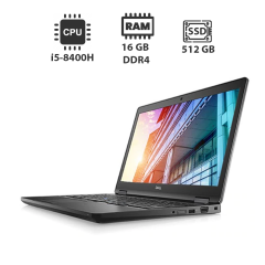 Ультрабук Dell Latitude 5591 / 15.6" (1920x1080) TN / Intel Core i5-8400H (4 (8) ядра по 2.5 - 4.2 GHz) / 16 GB DDR4 / 512 GB SSD / Intel UHD Graphics 630 / WebCam