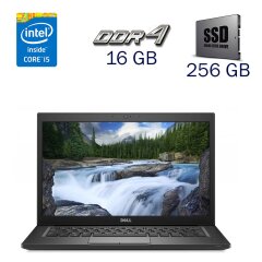 Ультрабук Dell Latitude 7490 / 14" (1920x1080) TN / Intel Core i5-8350U (4 (8) ядра по 1.7 - 3.6 GHz) / 16 GB DDR4 / 256 GB SSD / Intel UHD Graphics 620 / WebCam