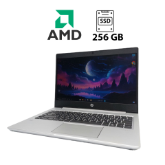 Ультрабук HP 445 G6 / 14" (1920x1080) TN / AMD Ryzen 5 3500U (4 (8) ядра по 2.1 - 3.7 GHz) / 16 GB DDR4 / 256 GB SSD / AMD Radeon Vega 8 Graphics / WebCam / Win 11 Pro