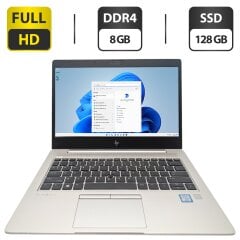 Ультрабук HP EliteBook 830 G6 / 13.3" (1920x1080) IPS / Intel Core i5-8365U (4 (8) ядра по 1.6 - 4.1 GHz) / 8 GB DDR4 / 128 GB SSD / Intel UHD Graphics / WebCam