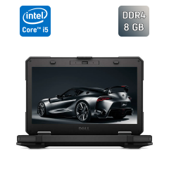 Захищений ноутбук Dell Latitude 14 Rugged 5414 / 14" (1920x1080) IPS / Intel Core i5-6300U (2 (4) ядра по 2.4 - 3.0 GHz) / 8 GB DDR4 / 256 GB SSD / Intel HD Graphics 520 / TouchID / WebCam / Windows 10