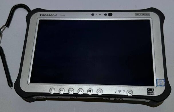 Захищений планшет Panasonic Toughpad FZ-G1 / 10.1" (1920x1200) IPS Touch / Intel Core i5-7300U (2 (4) ядра по 2.6 - 3.5 GHz) / 8 GB DDR3 / 256 GB SSD / Intel HD Graphics 620 / WebCam / Win 11 Pro