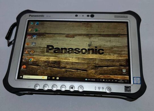 Захищений планшет Panasonic Toughpad FZ-G1 / 10.1" (1920x1200) IPS Touch / Intel Core i5-7300U (2 (4) ядра по 2.6 - 3.5 GHz) / 8 GB DDR3 / 256 GB SSD / Intel HD Graphics 620 / WebCam / Win 11 Pro