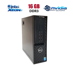 Робоча станція Dell Precision T1700 Desktop / Intel Xeon E3-1231 v3 (4 (8) ядра по 3.4 - 3.8 GHz) (аналог i7-4770) / 16 GB DDR3 / 240 GB SSD / nVidia Quadro P620, 2 GB GDDR5, 128-bit