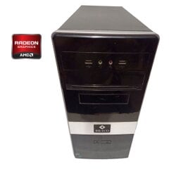 ПК Bravo Tower / AMD Athlon II X3 460 (3 ядра по 3.4 GHz) / 8 GB DDR3 / 320 GB HDD / AMD Radeon HD 6570, 1 GB GDDR3, 128-bit / 400W / DVD-RW