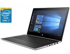 Ультрабук Б-класс HP ProBook 440 G5 / 14" (1920x1080) IPS / Intel Core i7-8550U (4 (8) ядра по 1.8 - 4.0 GHz) / 8 GB DDR4 / 240 GB SSD / Intel UHD Graphics 620 / WebCam / Win 10 Pro