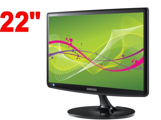 Монитор Samsung SyncMaster S22A100N / 22" (1920x1080) TN / VGA + кабель питания и VGA Монитор Samsung SyncMaster S22A100N / 22" (1920x1080) TN / VGA + кабель питания и VGA