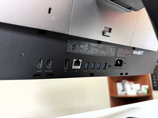 Моноблок Dell OptiPlex 7460 All-in-One / 24" (1920x1080) IPS Touch / Intel Core i3-8100 (4 ядра по 3.6 GHz) / 16 GB DDR4 / 256 GB SSD M.2 / nVidia GeForce GTX 1050, 4 GB GDDR5, 128-bit Моноблок Dell OptiPlex 7460 All-in-One / 24" (1920x1080) IPS Touch / Intel Core i3-8100 (4 ядра по 3.6 GHz) / 16 GB DDR4 / 256 GB SSD M.2 / nVidia GeForce GTX 1050, 4 GB GDDR5, 128-bit