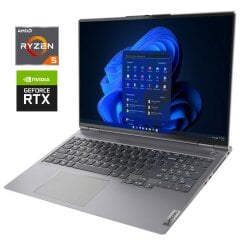 Игровой ноутбук Б-класс Lenovo ThinkBook 16p G2 ACH / 16" (2560x1600) IPS / AMD Ryzen 5 5600H (6 (12) ядер по 3.3 - 4.2 GHz) / 16 GB DDR4 / 512 GB SSD NVMe / nVidia GeForce RTX 3060, 6 GB GDDR6, 192-bit / WebCam