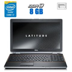 Ноутбук Dell Latitude E6520 / 15.6" (1600x900) TN / Intel Core i7-2720QM (4 (8) ядра по 2.2 - 3.3 GHz) / 8 GB DDR3 / 480 GB SSD / nVidia NVS 4200M, 512 MB DDR3, 64-bit / WebCam