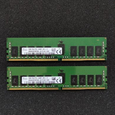 Комплект: Серверная оперативная память Hynix / 32 GB (2x16 GB) / 1Rx4 PC4-2400T / DDR4 ECC / 2400 MHz
