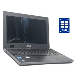 Нетбук Asus ChromeBook CR1100CK / 11.6" (1366x768) IPS / Intel Celeron N4500 (2 ядра по 1.1 - 2.8 GHz) / 4 GB DDR4 / 32 GB SSD / Intel UHD Graphics / WebCam / Chrome OS