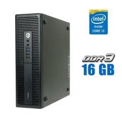 Компьютер HP ProDesk 600 G2 SFF / Intel Core i3-6100 (2 (4) ядра по 3.7 GHz) / 16 GB DDR3 / 240 GB SSD / Intel HD Graphics 530 / USB 3.0 / Com Port