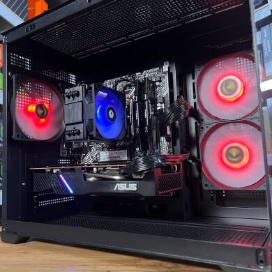 Сборка под заказ: игровой ПК Gamdias Aura GC10M ARGB Black Tower / AMD Ryzen 5 5600 (6 (12) ядер по 3.5 - 4.4 GHz) / 16 GB DDR4 / 512 GB SSD M.2 / AMD Radeon RX 5700, 8 GB GDDR6, 256-bit / 550W