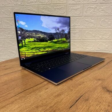 Ультрабук-трансформер Б-класс Samsung Galaxy Book Flex NP950QCG Blue / 15.6" (1920x1080) IPS / Intel Core i7-1065G7 (4 (8) ядра по 1.3 - 3.9 GHz) / 12 GB DDR4 / 512 GB SSD / Intel Iris Plus Graphics / WebCam