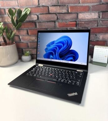 Ультрабук-трансформер Lenovo ThinkPad X13 Yoga Gen1 / 13.3" (1920x1080) IPS Touch / Intel Core i5-10210U (4 (8) ядра по 1.6 - 4.2 GHz) / 16 GB DDR4 / 256 GB SSD / Intel UHD Graphics / WebCam / Стилус / Windows 10 Pro