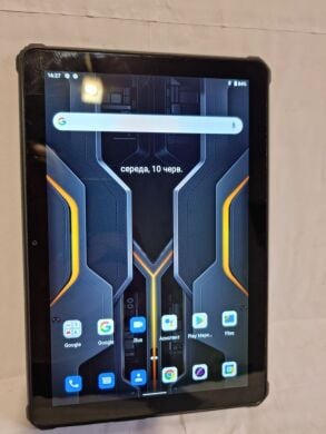 Защищенный планшет Oukitel RT1 / 10.1" (1920x1200) IPS Touch / Unisoc SC9863A (8 ядер по 1.2 - 1.6 GHz) / 4 GB DDR4 / 64 GB eMMC / PowerVR GE8322 Graphics / WebCam / Android 11