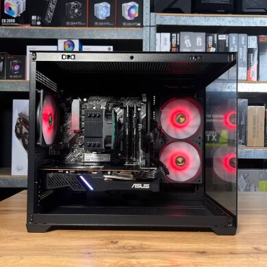 Сборка под заказ: игровой ПК Gamdias Aura GC10M ARGB Black Tower / AMD Ryzen 5 5600 (6 (12) ядер по 3.5 - 4.4 GHz) / 16 GB DDR4 / 512 GB SSD M.2 / AMD Radeon RX 5700, 8 GB GDDR6, 256-bit / 550W