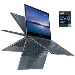 Ультрабук-трансформер Asus ZenBook Flip UX363E / 13.3" (1920x1080) OLED Touch / Intel Core i7-1165G7 (4 (8) ядра по 2.8 - 4.7 GHz) / 16 GB DDR4 / 256 GB SSD / Intel Iris Xe Graphics / WebCam / Win 10 Pro