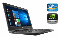 Мобільна робоча станція Б-клас Dell Precision 3530 / 15.6" (1920x1080) IPS / Intel Core i5-8300H (4 (8) ядра по 2.3 - 4.0 GHz) / 16 GB DDR4 / 512 GB SSD / nVidia Quadro P600, 4 GB GDDR5, 128-bit / WebCam / SIM