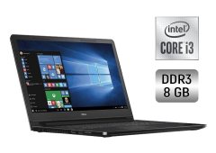 Ноутбук Dell Inspiron 15-3558 / 15.6" (1366x768) TN / Intel Core i3-5015U (2 (4) ядра по 2.1 GHz) / 8 GB DDR3 / 240 GB SSD / Intel HD Graphics 5500 / WebCam / Windows 10
