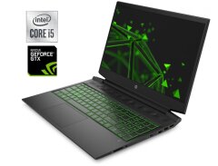 Ігровий ноутбук HP Pavilion Gaming 16-a0032dx / 16.1" (1920x1080) IPS / Intel Core i5-10300H (4 (8) ядер по 2.5 - 4.5 GHz) / 16 GB DDR4 / 128 GB SSD + 1000 GB HDD / nVidia GeForce GTX 1660 Ti Max-Q, 6 GB GDDR6, 192-bit / WebCam