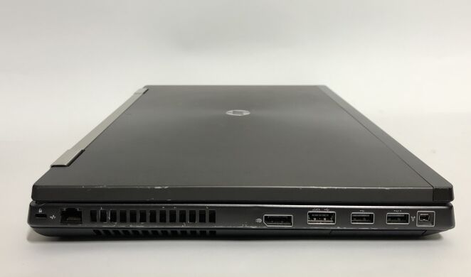 Мобільна робоча станція Б-клас HP EliteBook 8570W / 15.6" (1920x1080) TN / Intel Core i7-3740QM (4 (8) ядра по 2.7 - 3.7 GHz) / 8 GB DDR3 / 256 GB SSD / nVidia Quadro K2000M, 2 GB GDDR3, 128-bit / DVD-ROM / Win 10 Pro
