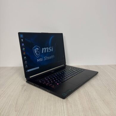 Игровой ноутбук Б-класс MSI GS65 Stealth 9SD / 15.6" (1920x1080) IPS / Intel Core i7-9750H (6 (12) ядра по 2.6 - 4.5 GHz) / 16 GB DDR4 / 512 GB SSD / nVidia GeForce GTX 1660 Ti, 6 GB GDDR6, 192-bit / WebCam