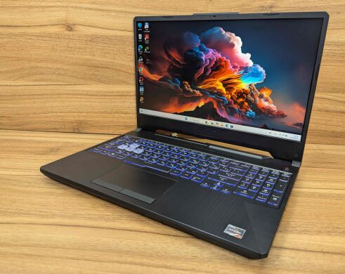 Игровой ноутбук Asus TUF 506QE / 15.6" (1920x1080) IPS / AMD Ryzen 7 5800H (8 (16) ядер по 3.2 - 4.4 GHz) / 16 GB DDR4 / 1000 GB SSD / nVidia GeForce RTX 3050 Ti, 4 GB GDDR6, 128-bit / WebCam / Windows 11