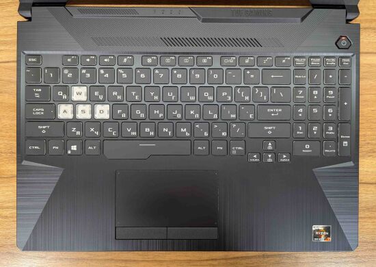Игровой ноутбук Asus TUF 506QE / 15.6" (1920x1080) IPS / AMD Ryzen 7 5800H (8 (16) ядер по 3.2 - 4.4 GHz) / 16 GB DDR4 / 1000 GB SSD / nVidia GeForce RTX 3050 Ti, 4 GB GDDR6, 128-bit / WebCam / Windows 11
