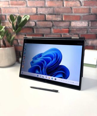 Ультрабук-трансформер Lenovo ThinkPad X13 Yoga Gen1 / 13.3" (1920x1080) IPS Touch / Intel Core i5-10210U (4 (8) ядра по 1.6 - 4.2 GHz) / 16 GB DDR4 / 256 GB SSD / Intel UHD Graphics / WebCam / Стилус / Windows 10 Pro