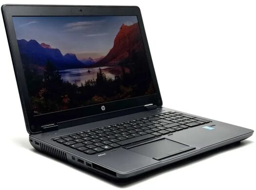 Мобільна робоча станція HP ZBook 15 G2 / 15.6" (1920x1080) IPS / Intel Core i7-4910MQ (4 (8) ядра по 2.9 - 3.9 GHz) / 16 GB DDR3 / 256 GB SSD / nVidia Quadro K2100M, 2 GB GDDR5, 128-bit / WebCam / DVD-RW / Win 10 Pro