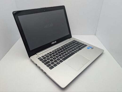 Ноутбук Asus S451L / 14" (1366x768) TN Touch / Intel Core i5-4200U (2 (4) ядра по 1.6 - 2.6 GHz) / 8 GB DDR3 / 128 GB SSD / Intel HD Graphics 4400 / WebCam