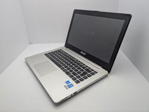 Ноутбук Asus S451L / 14" (1366x768) TN Touch / Intel Core i5-4200U (2 (4) ядра по 1.6 - 2.6 GHz) / 8 GB DDR3 / 128 GB SSD / Intel HD Graphics 4400 / WebCam