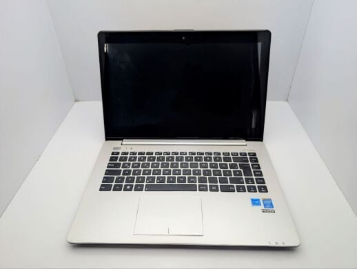 Ноутбук Asus S451L / 14" (1366x768) TN Touch / Intel Core i5-4200U (2 (4) ядра по 1.6 - 2.6 GHz) / 8 GB DDR3 / 128 GB SSD / Intel HD Graphics 4400 / WebCam