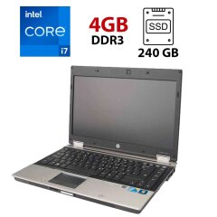 Ноутбук HP EliteBook 8440p / 14" (1600x900) TN / Intel Core i7-620M (2 (4) ядра по 2.7 - 3.3 GHz) / 4 GB DDR3 / 240 GB SSD / Intel HD Graphics