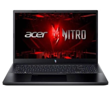 Ігровий ноутбук Acer Nitro V15 ANV15-41-R927 / 15.6" (1920x1080) IPS / AMD Ryzen 5 7535HS (6 (12) ядер по 3.3&nbsp;- 4.55&nbsp;GHz) / 16 GB DDR5 / 512 GB SSD M.2 / nVidia GeForce RTX 4050, 6 GB GDDR6, 96-bit / WebCam