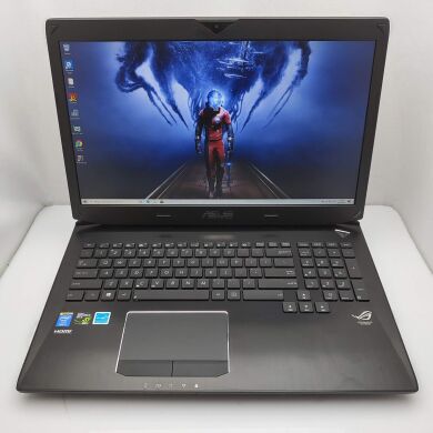 Ігровий ноутбук Asus ROG G750JZ / 17.3" (1920х1080) TN / Intel Core i7-4700HQ (4 (8) ядра по 2.4 - 3.4 GHz) / 16 GB DDR3 / 128 GB SSD+128 GB SSD / nVidia GeForce GTX 880M 4 GB / WebCam / DVD-ROM