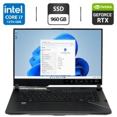 Ігровий ноутбук Asus ROG Strix Scar G533ZS-DS94 / 15.6" (1920x1080) IPS / Intel Core i7-12700H (14 (20) ядер по 3.5 - 4.7 GHz) / 16 GB DDR5 / 960 GB SSD / nVidia GeForce RTX 3080, 8 GB GDDR6, 256-bit