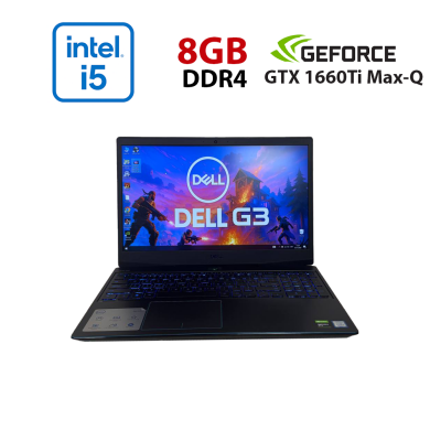 Ігровий ноутбук Б-клас Dell G3 3590 / 15.6" (1920x1080) IPS / Intel Core i5-9300H (4 (8) ядра по 2.4 - 4.1 GHz) / 8 GB DDR4 / 512 GB SSD / nVidia GeForce GTX 1660 Ti Max-Q, 6 GB GDDR6, 192-bit / WebCam