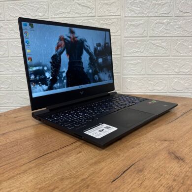 Ігровий ноутбук HP Victus 15-fb2082wm / 15.6" (1920x1080) IPS / AMD Ryzen 5 8645HS (6 (12) ядер по 4.3 - 5.0 GHz) / 16 GB DDR4 / 512 GB SSD / nVidia GeForce RTX 4050, 6 GB GDDR6, 96-bit / WebCam Ігровий ноутбук HP Victus 15-fb2082wm / 15.6" (1920x1080) IPS / AMD Ryzen 5 8645HS (6 (12) ядер по 4.3 - 5.0 GHz) / 16 GB DDR4 / 512 GB SSD / nVidia GeForce RTX 4050, 6 GB GDDR6, 96-bit / WebCam