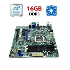 Комплект: Материнська плата Dell Optiplex 7010 MT + Intel Xeon E3-1225 v2 (4 ядера по 3.2 - 3.6 GHz) (аналог i5-3470) + 16 GB DDR3 + Кулер Vinga Q4
