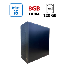 Компьютер HP 290 G3 MT Tower / Intel Core i3-9100 (4 (4) ядра по 3.6 - 4.2 GHz) / 8 GB DDR4 / 120 GB SSD + 500 GB HDD / Intel UHD Graphics 630