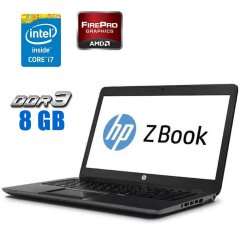 Мобильная рабочая станция HP ZBook 14 G2 / 14" (1600x900) TN / Intel Core i7-5600U (2 (4) ядра по 2.6 - 3.2 GHz) / 8 GB DDR3 / 240 GB SSD / AMD FirePro M4150, 1 GB GDDR5, 128-bit / WebCam