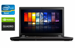 Мобільна робоча станція Lenovo ThinkPad P51 / 15.6" (3840x2160) IPS / Intel Xeon E3-1505M v6 (4 (8) ядра по 3.0 - 4.0 GHz) / 16 GB DDR4 / 512 GB SSD / nVidia Quadro M2200, 4 GB GDDR5, 128-bit / WebCam / TouchID